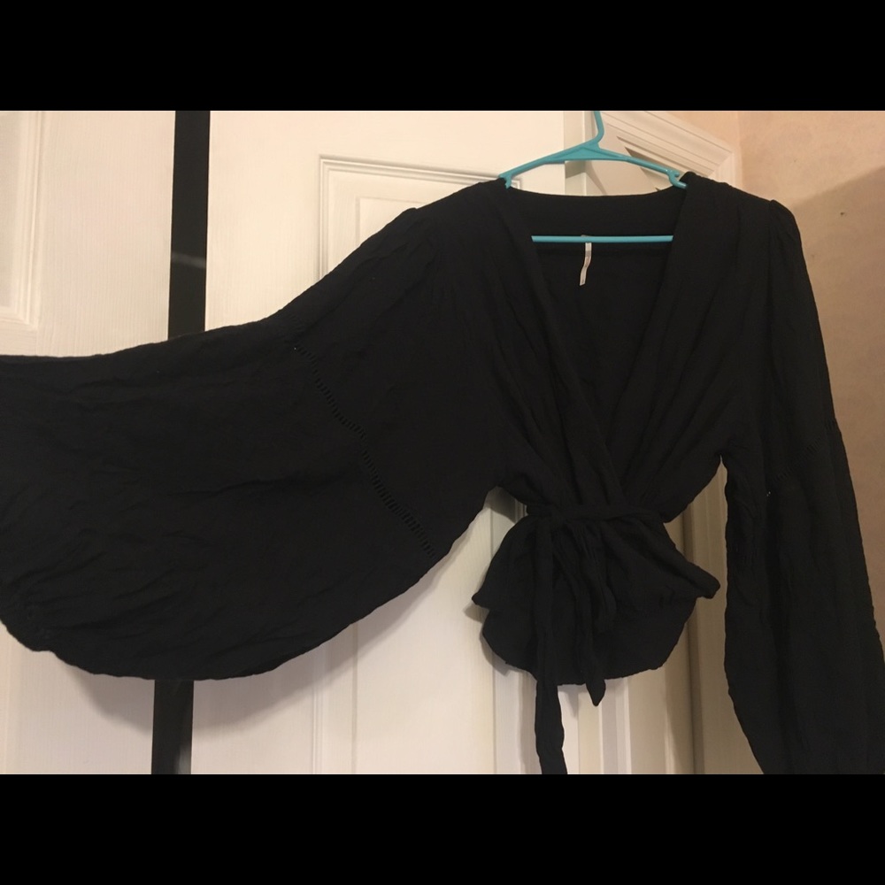 Free People Wrap blouse